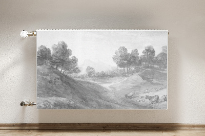 Cobertura magnética para radiador Imagem da Vila