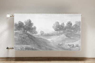 Cobertura magnética para radiador Imagem da Vila