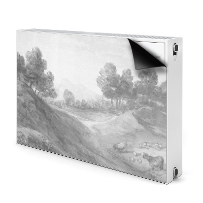 Cobertura magnética para radiador Imagem da Vila