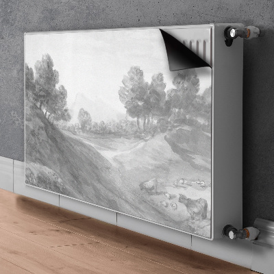 Cobertura magnética para radiador Imagem da Vila