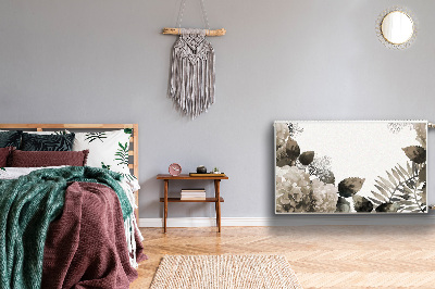 Capa magnética para radiador Flores de hortênsia