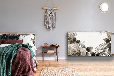 Capa magnética para radiador Flores de hortênsia