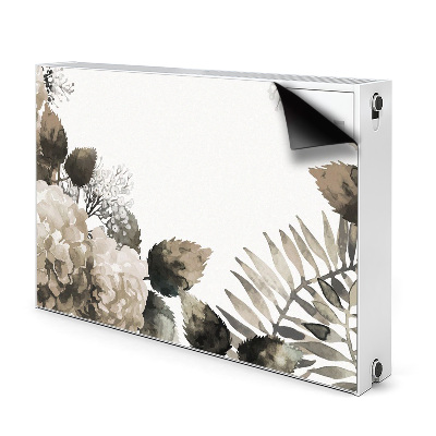 Capa magnética para radiador Flores de hortênsia