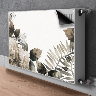 Capa magnética para radiador Flores de hortênsia
