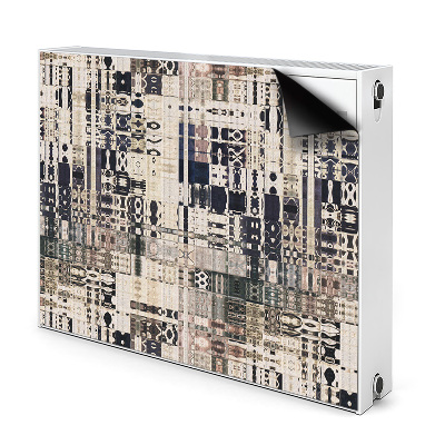 Capa magnética para radiador Azulejos estilo boho