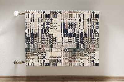 Capa magnética para radiador Azulejos estilo boho