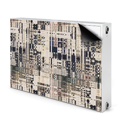 Capa magnética para radiador Azulejos estilo boho
