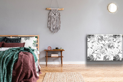 Capa magnética para radiador Peônias