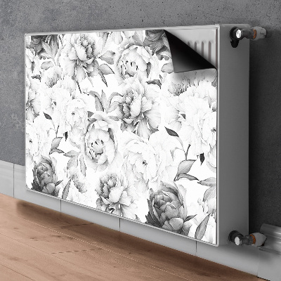 Capa magnética para radiador Peônias