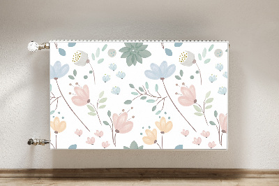 Cobertura magnética para radiador Flores da primavera