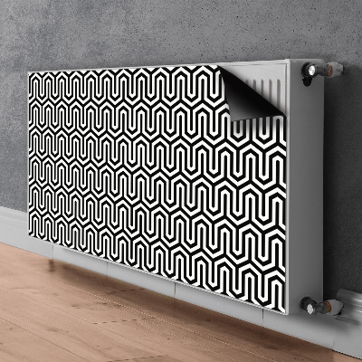 Cobertura magnética para radiador Padrão geométrico