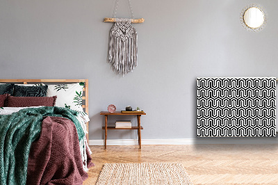 Cobertura magnética para radiador Padrão geométrico