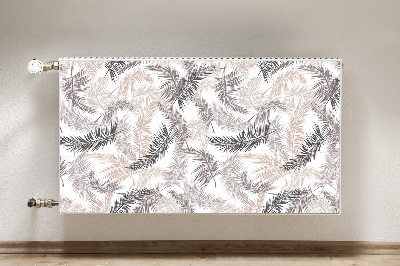 Cobertura magnética para radiador Folhas de palmeira