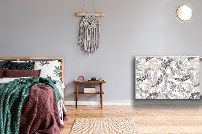 Cobertura magnética para radiador Folhas de palmeira