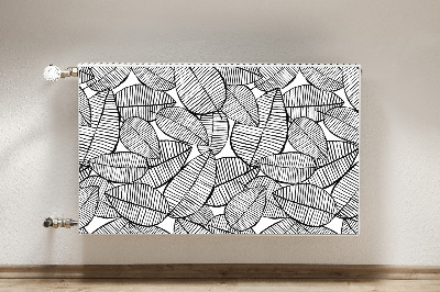 Cobertura magnética para radiador Padrão tropical