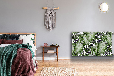 Capa magnética para radiador Folha de Monstera