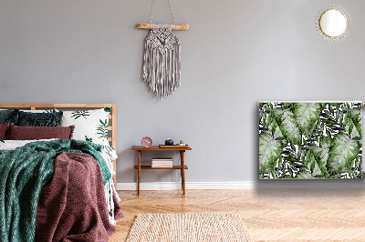 Capa magnética para radiador Folha de Monstera