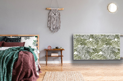 Capa magnética para radiador Folhas exóticas