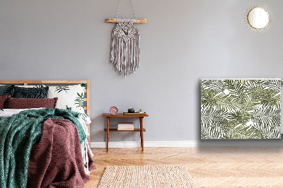 Capa magnética para radiador Folhas exóticas