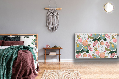 Capa magnética para radiador Flores pintadas