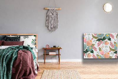 Capa magnética para radiador Flores pintadas