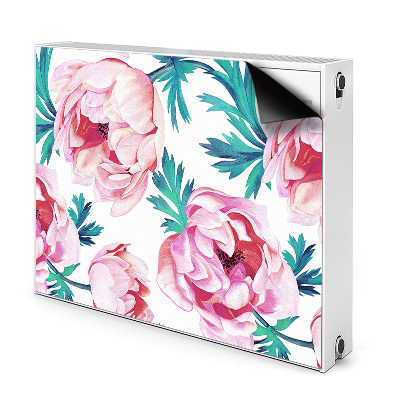 Cobertura magnética para radiador Flor de papoula