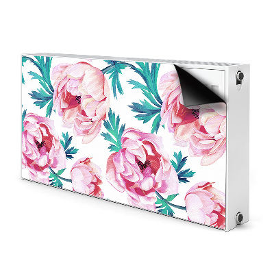 Cobertura magnética para radiador Flor de papoula