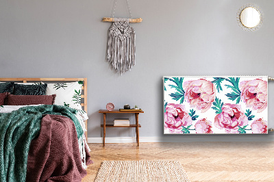 Cobertura magnética para radiador Flor de papoula