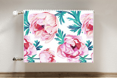 Cobertura magnética para radiador Flor de papoula