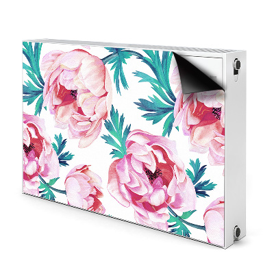 Cobertura magnética para radiador Flor de papoula