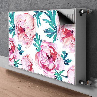 Cobertura magnética para radiador Flor de papoula