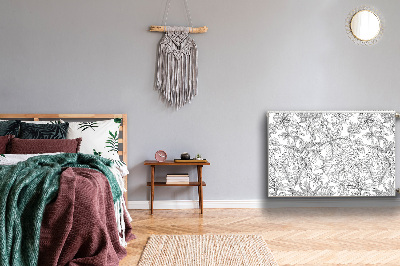 Capa magnética para radiador Esboço Tropical