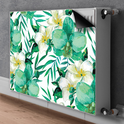 Capa magnética para radiador Flores em tons pastel