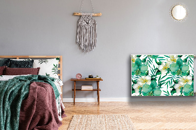 Capa magnética para radiador Flores em tons pastel