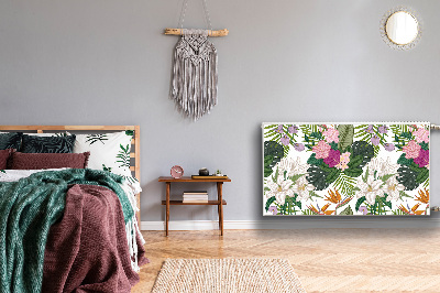 Capa magnética para radiador Flores exóticas