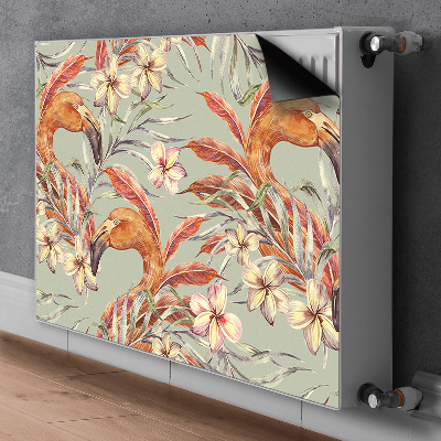 Cobertura magnética para radiador Pintando Flamingos