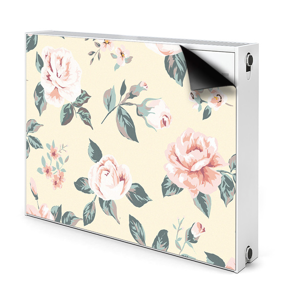 Cobertura magnética para radiador Rosas Vintage