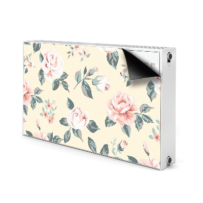 Cobertura magnética para radiador Rosas Vintage