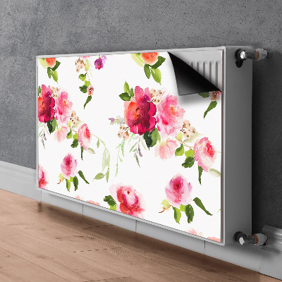 Cobertura magnética para radiador Flores da primavera
