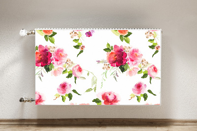 Cobertura magnética para radiador Flores da primavera