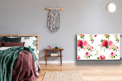 Cobertura magnética para radiador Flores da primavera