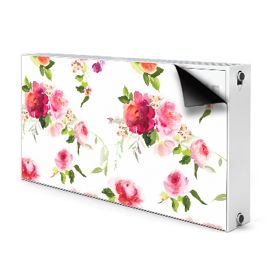 Cobertura magnética para radiador Flores da primavera