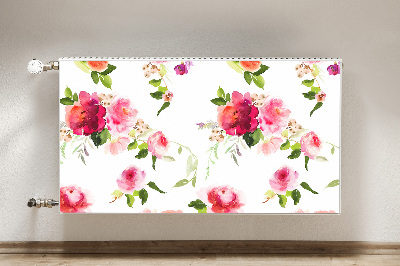 Cobertura magnética para radiador Flores da primavera