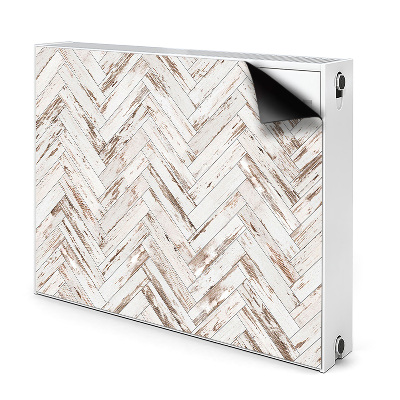 Cobertura magnética para radiador Piso de madeira