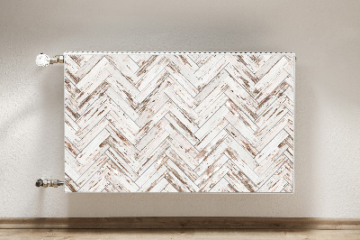 Cobertura magnética para radiador Piso de madeira