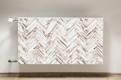 Cobertura magnética para radiador Piso de madeira