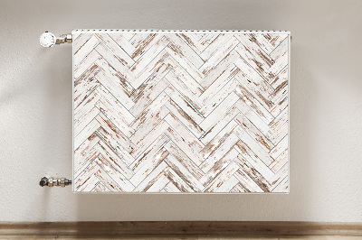 Cobertura magnética para radiador Piso de madeira