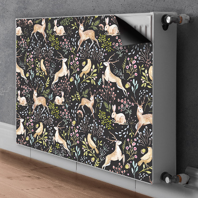 Cobertura magnética para radiador Animais da floresta