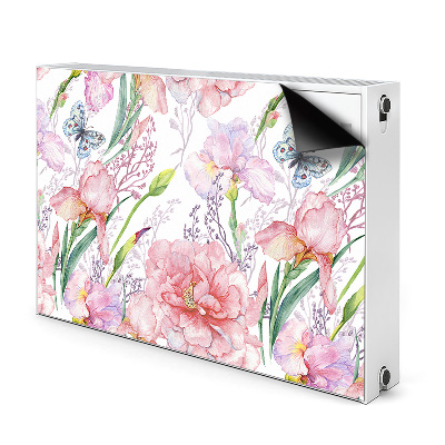 Capa magnética para radiador Flores Peônias