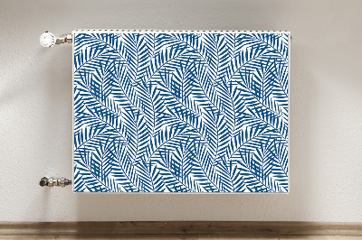 Capa magnética para radiador Folhas geométricas